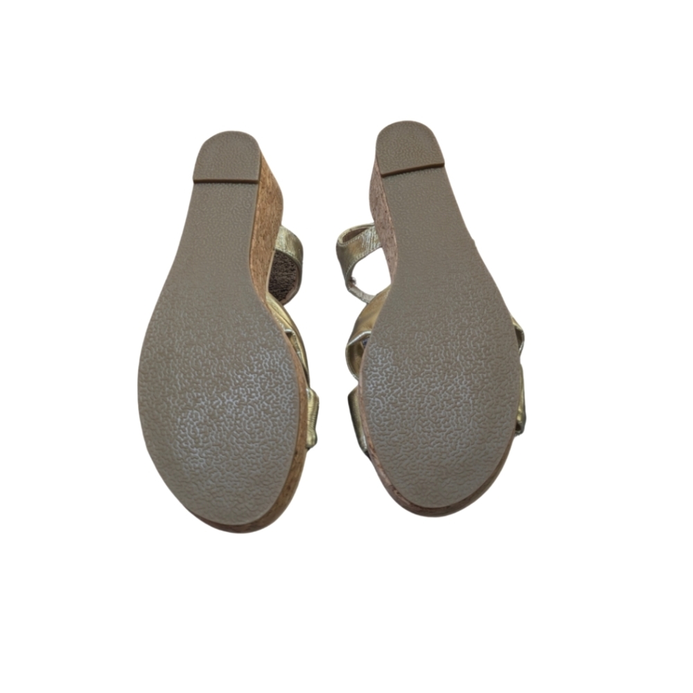 Nordstrom Rack Kids' NORDSTROM RACK Keegan Cork Wedge Sandal - Picture 4 of 4